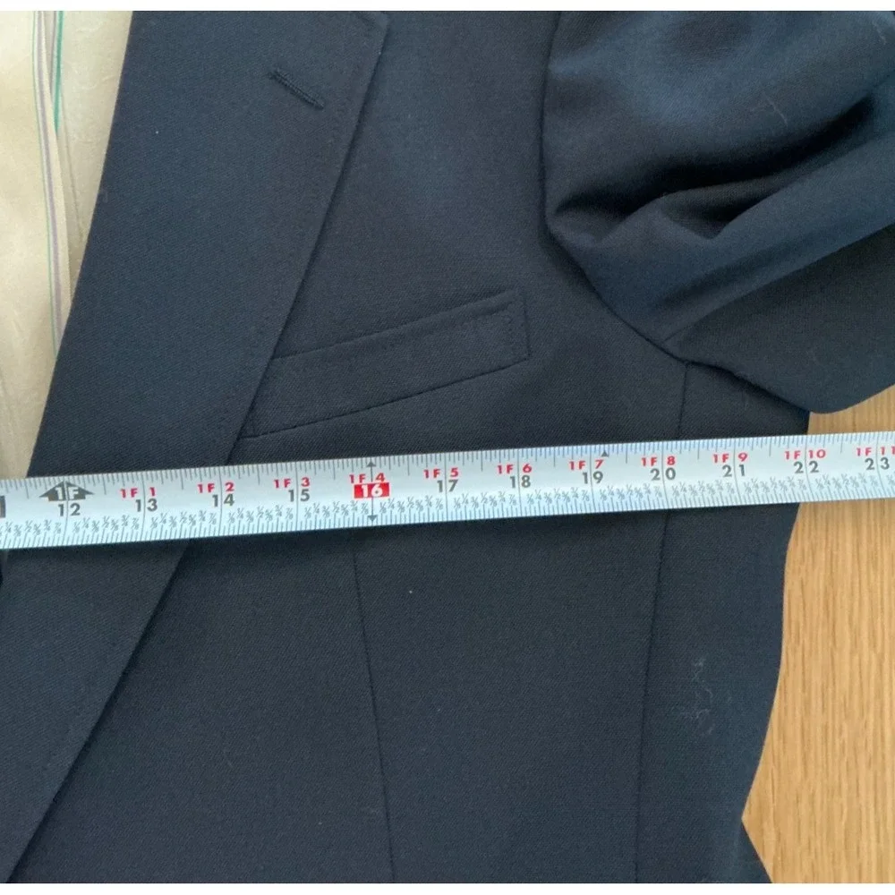 Vintage Navy Blue Sport Coat 42R • Gold Buttons •‎ Academia Ivy Prep Made in USA